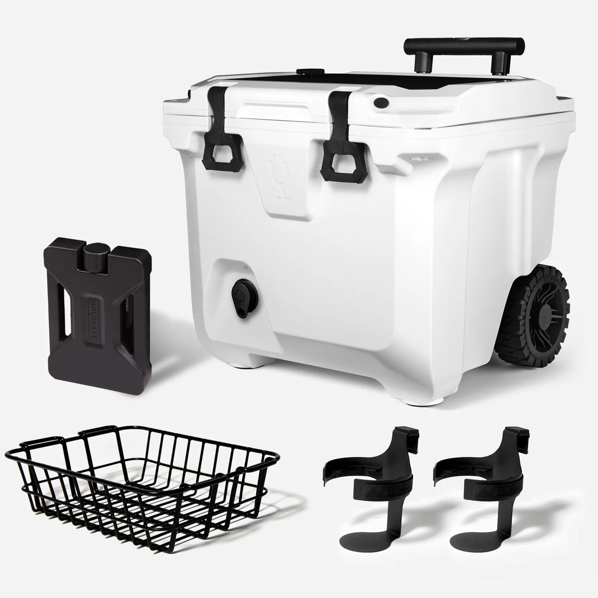 BrüTank 35-Quart Ultimate Day Trip Cooler Bundle | Ice White