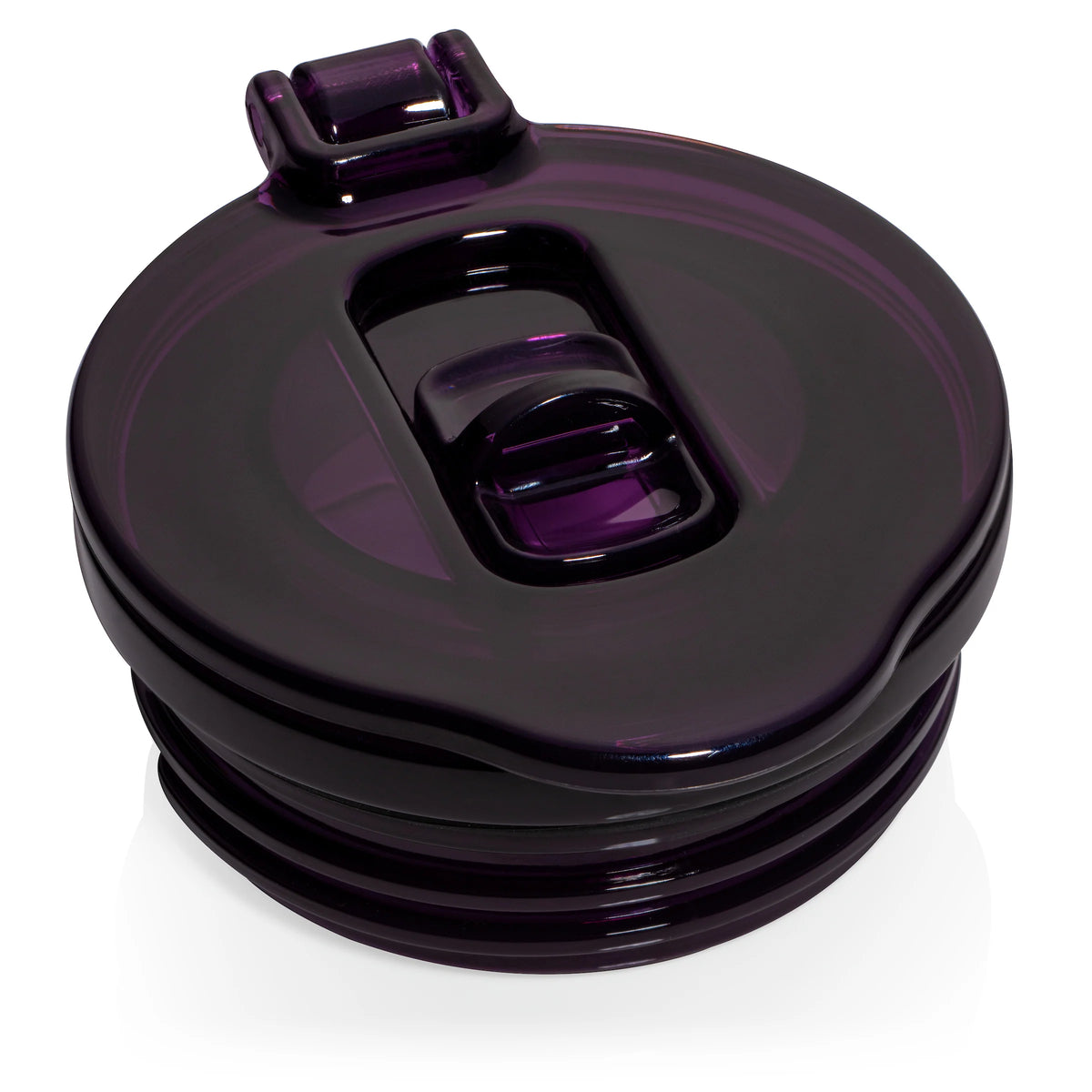 Champagne Flute Straw Lids | (Black, Purple and Clear)