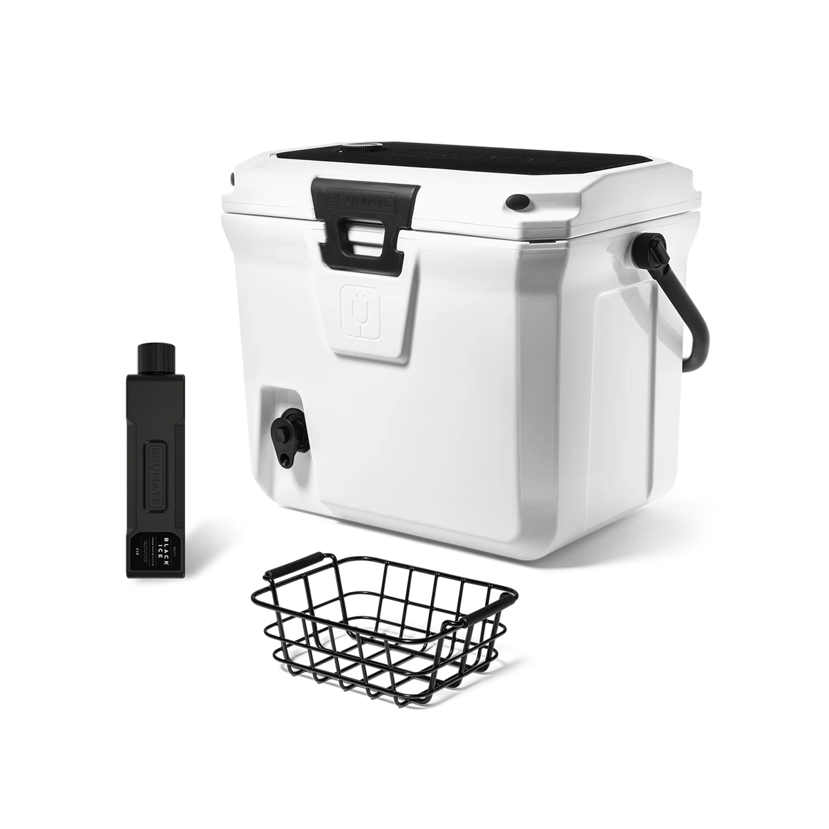 BrüTank 20-Quart Grab + Go Cooler Bundle | Ice White
